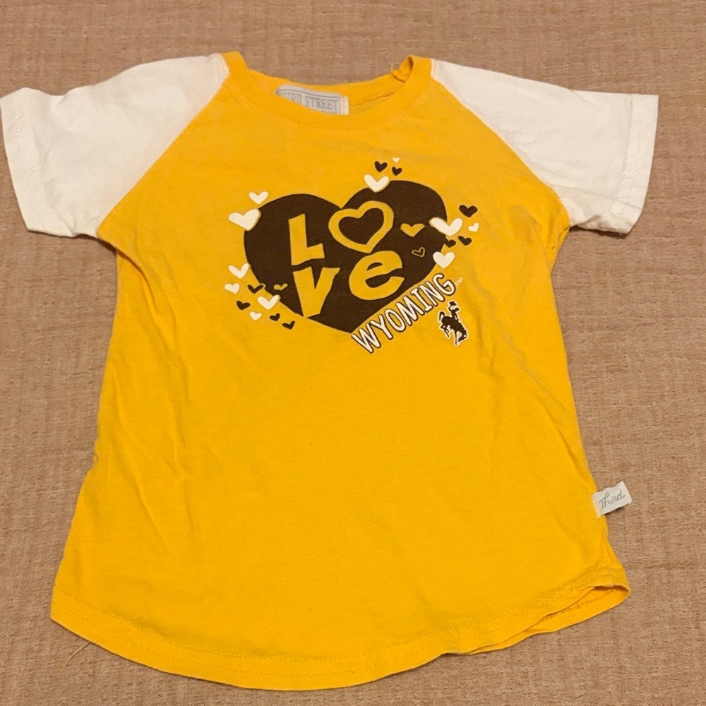 University of Wyoming toddler tee
